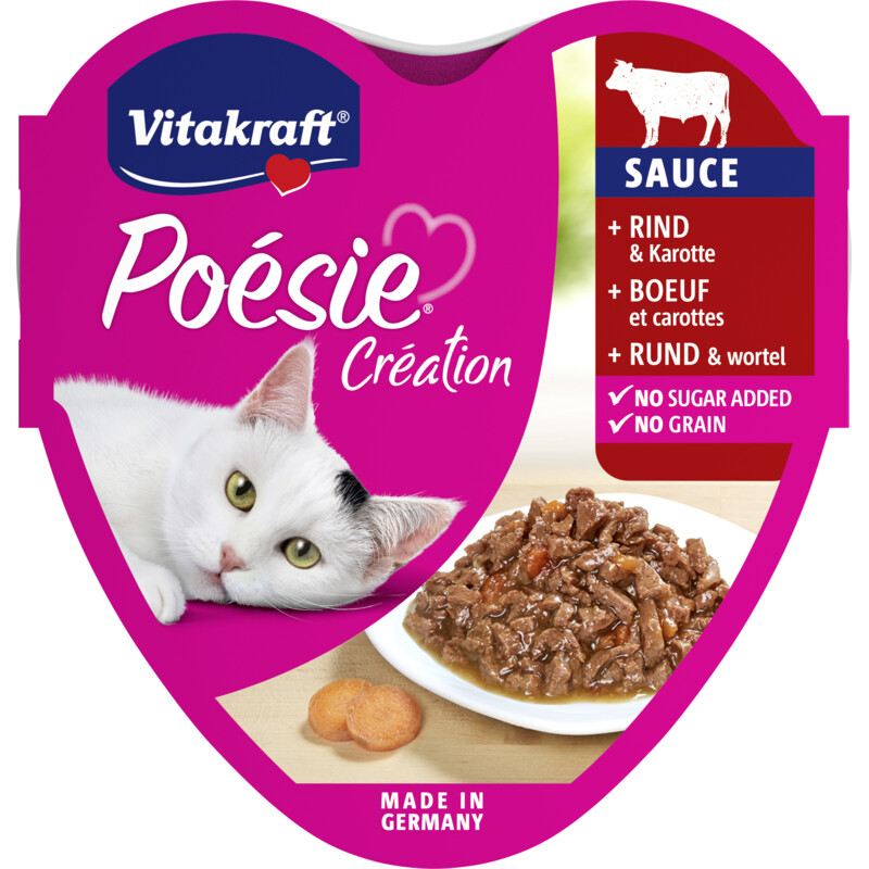 Vitakraft Poesie creation rund & wortel in saus