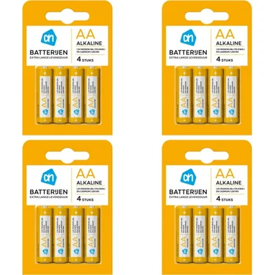 AH Alkaline AA batterijen 4-pack