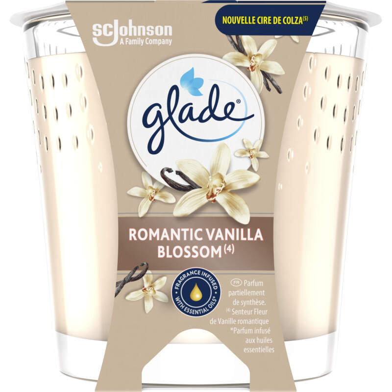 Glade Geurglas vanille vegan raapzaadwas