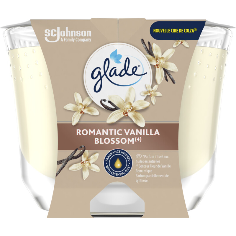 Glade Geurglas romantisch vanille raapzaadwas