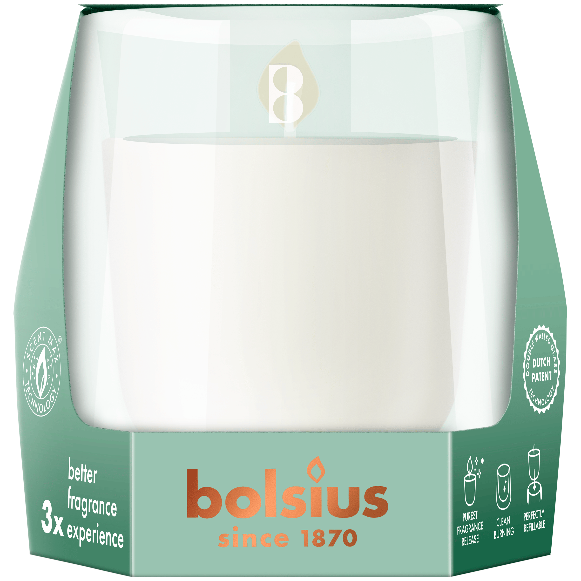 Bolsius Starterkit clean light vanille tonkaboon