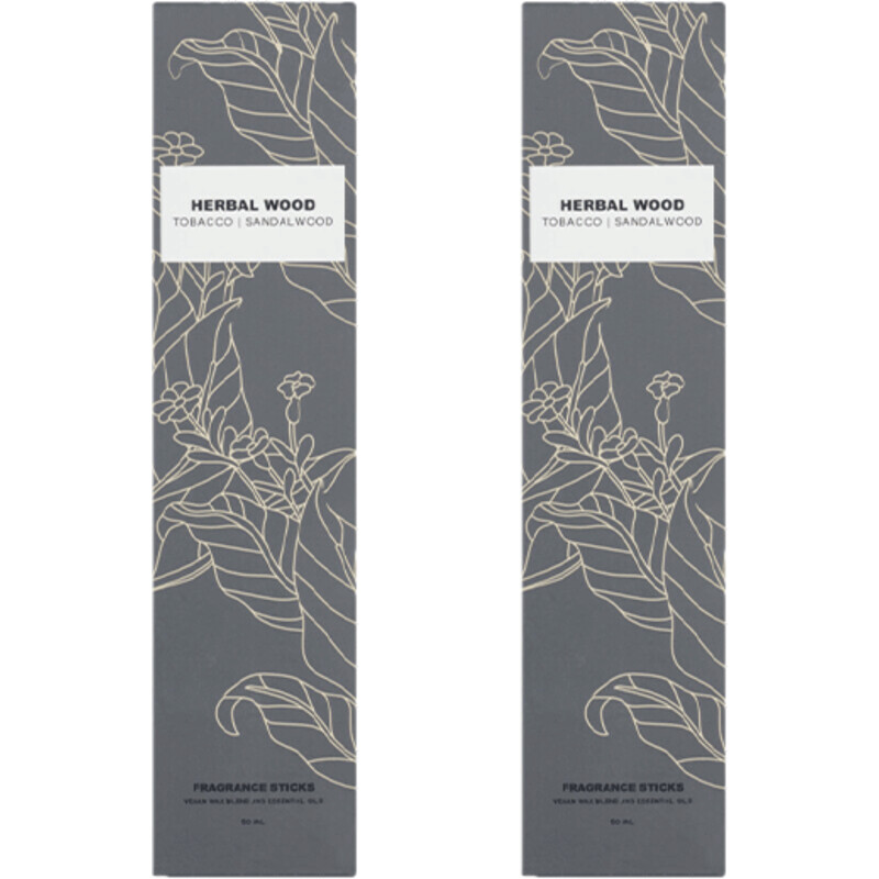 AH Geurstokjes herbal wood 2-pack