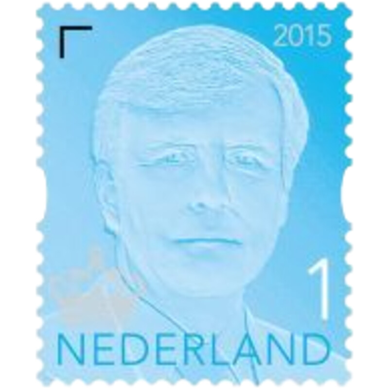 PostNL Postzegel Willem-Alexander 1 vel a 10 st