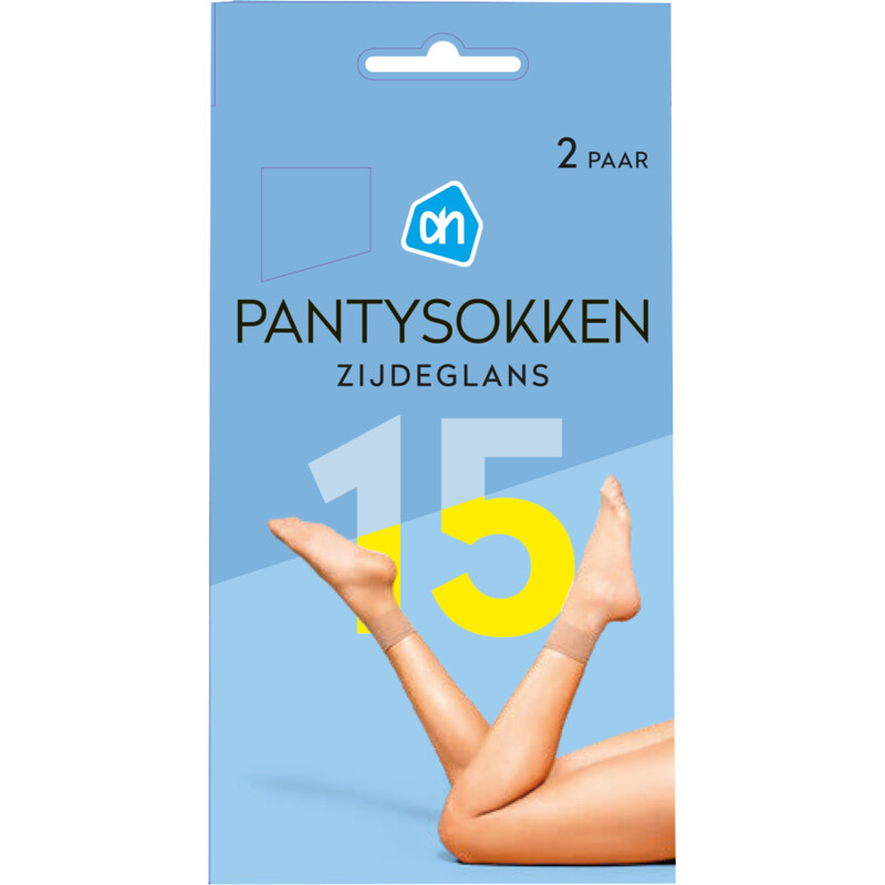 AH Pantysok zijdeglans zwart 15 denier