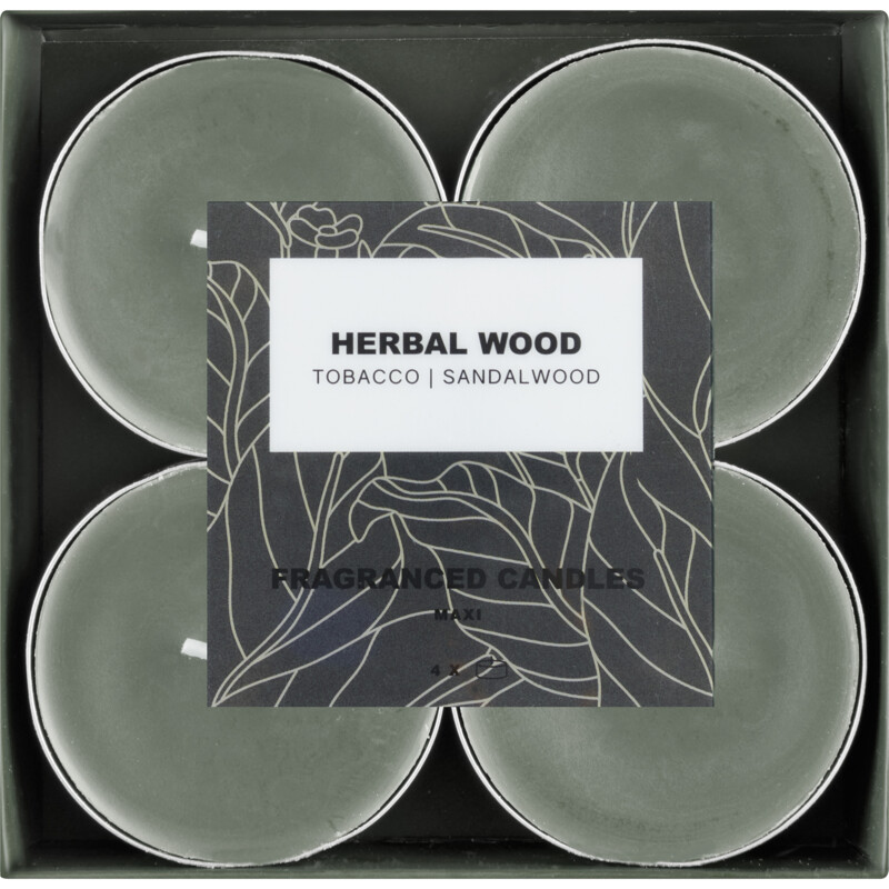 AH Maxi geurtheelichten herbal wood