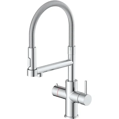 HOWAT 3-1 kokend water kraan flexibel chroom