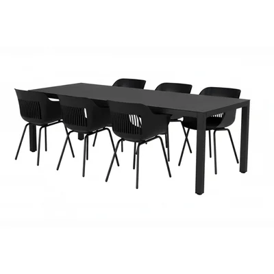 Hartman Combideal diningset Jill 220 zwart