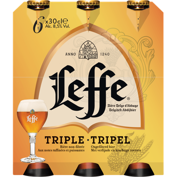 Leffe Bruin Belgisch Abdijbier Flessen 6 x 30 cl