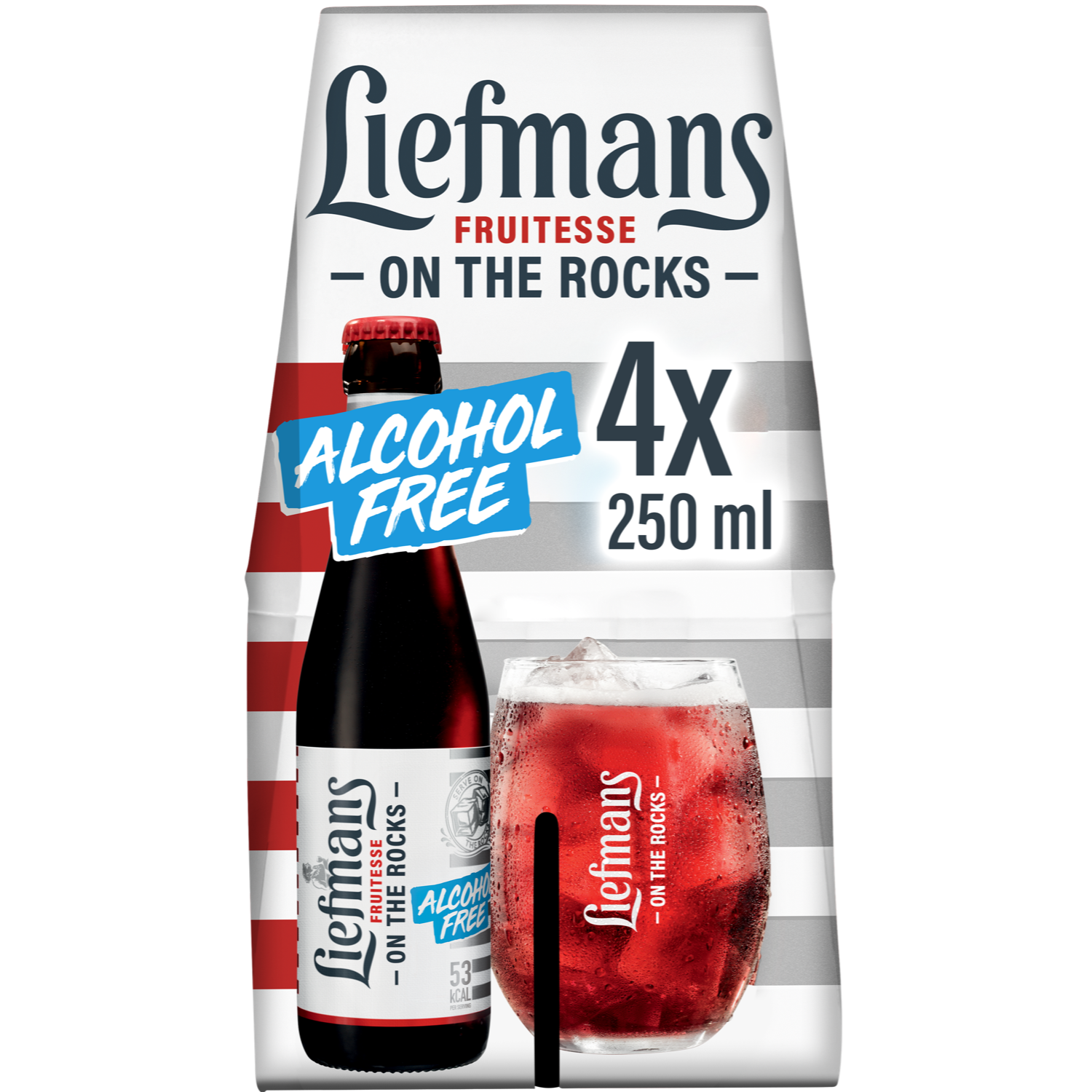 Liefmans - Fruitesse Alcoholvrij 0.0% - Fles - 4 x 250ML