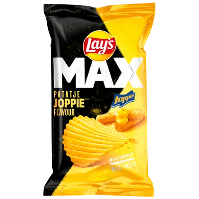 Lay's Max Ribbel Chips Patatje Joppie 185 gr