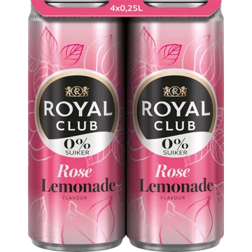 RC Rose Lemonade 0% 4 x 250ML