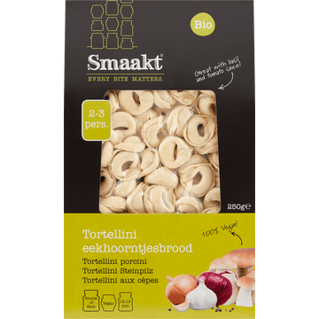 Smaakt Bio Tortellini Eekhoorntjesbrood 250 g