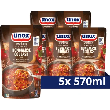 Unox Extra Rijkgevuld Soep In Zak Pompoen Rode Linzen 570 ml
