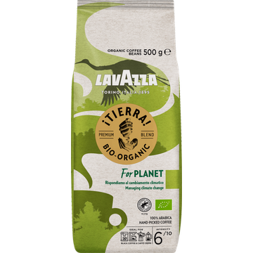 Lavazza Tierra Premium Blend Bio Bonen 500g