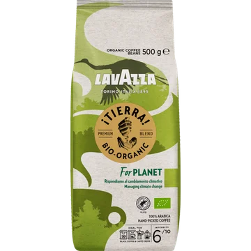 Lavazza Tierra Premium Blend Bio Bonen 500g