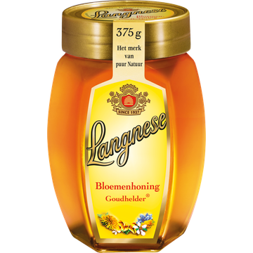 Langnese Bloemenhoning Goudhelder 375g
