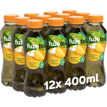 FuzeTea Green Tea Mango Chamomile 12 x 400 ml