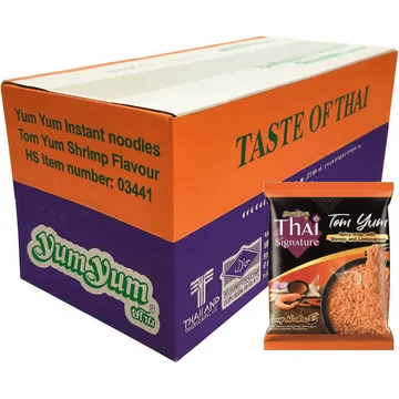 YumYum Thai Spicy Soup with Shrimp & Lemongrass (Tom Yum) - 10 x 100 g