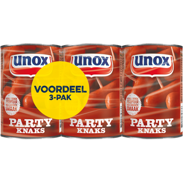 Unox Knakworst Party Knaks 3 x 400 g