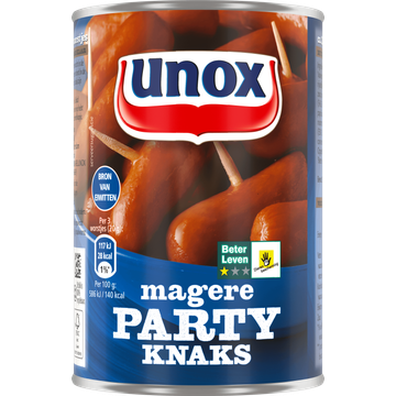 Unox Knakworst Magere Party Knaks 400 g
