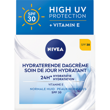 NIVEA Hydraterende Dagcrème SPF30 - 50ml - Gezichtscreme - Met vitamine E - Normale huid