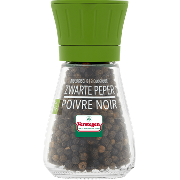 Verstegen Biologische Zwarte Peper met Molen 38 g