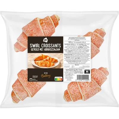 AH Swirl croissant abrikozenjam