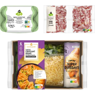 AH Excellent verspakket croissant krans