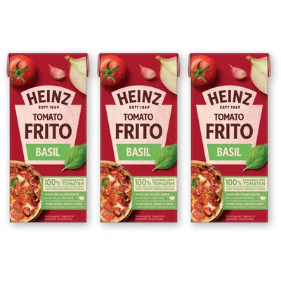 Heinz Tomato frito basil 3-pack