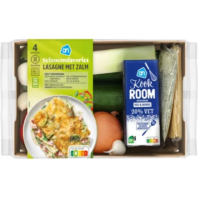 AH Lasagne met zalm verspakket