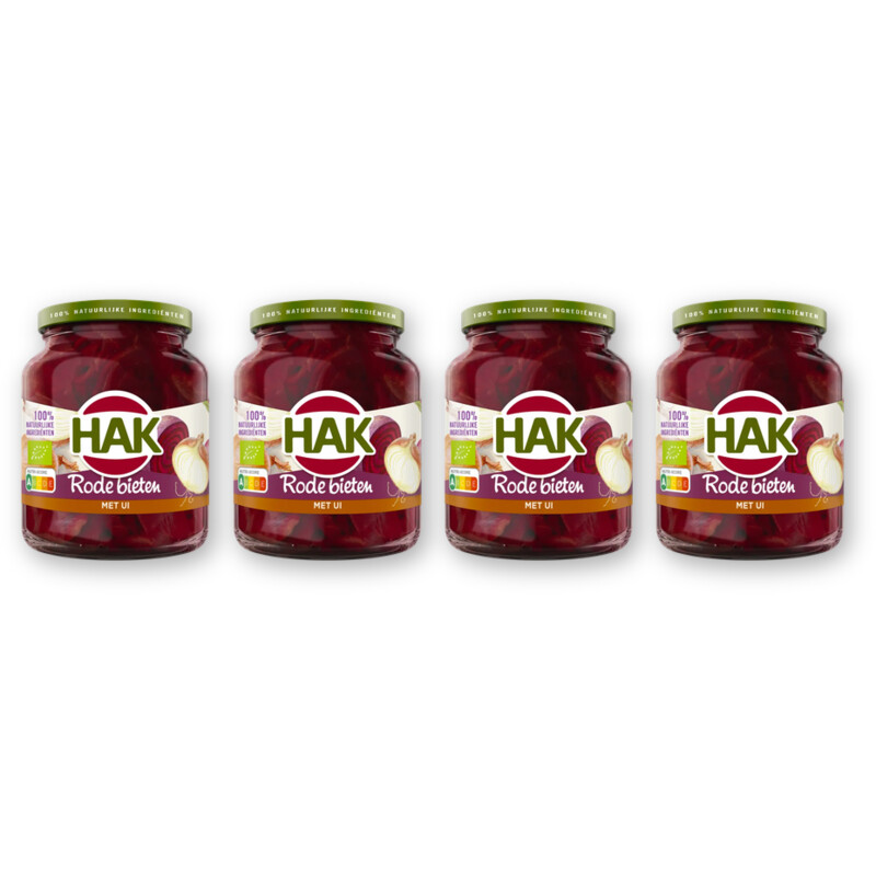 Hak Rode bieten met ui 4-pack