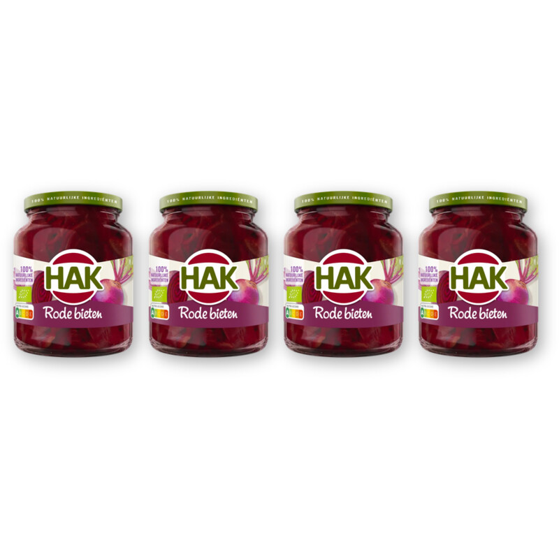 Hak Rode bieten 4-pack