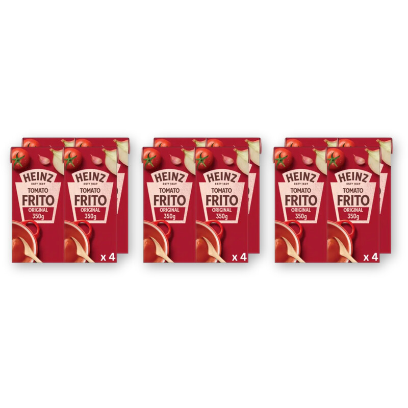 Heinz Tomato frito original 4-pack 3-pack