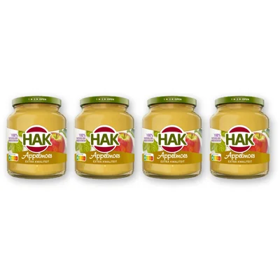 Hak Appelmoes extra kwaliteit 4-pack