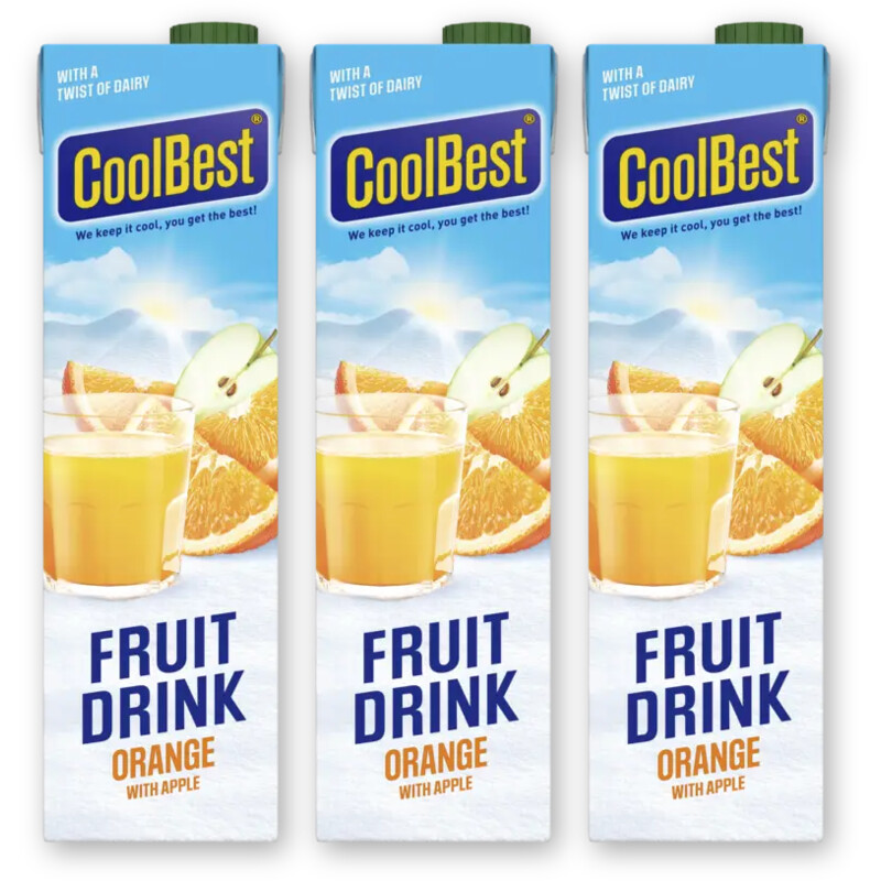 CoolBest Fruit drink orange 3-pack