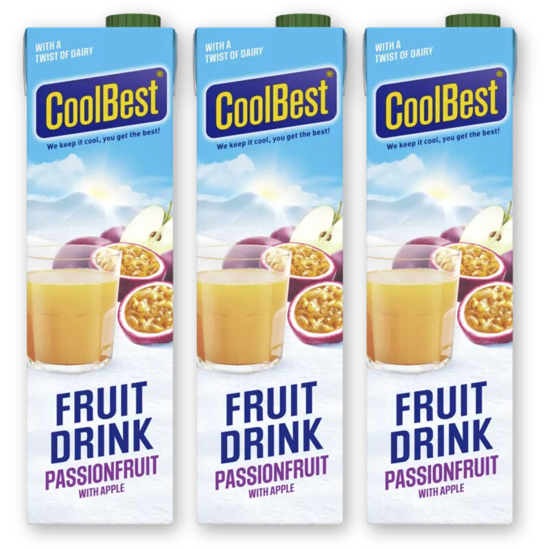 CoolBest Fruit drink passionfruit 3-pack
