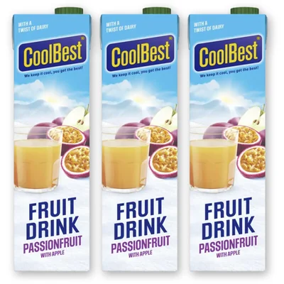 CoolBest Fruit drink passionfruit 3-pack