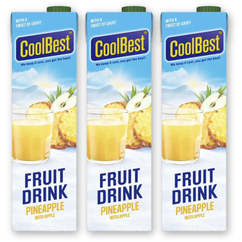 CoolBest Fruit drink pineapple 3-pack