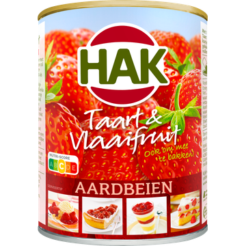 Hak Taart & vlaaifruit aardbeien