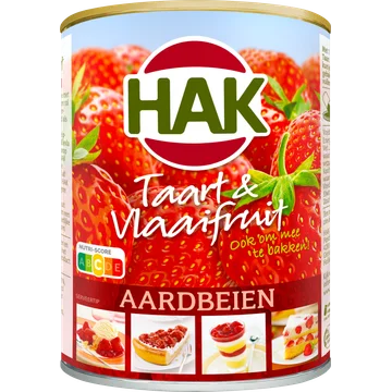 Hak Taart & vlaaifruit aardbeien