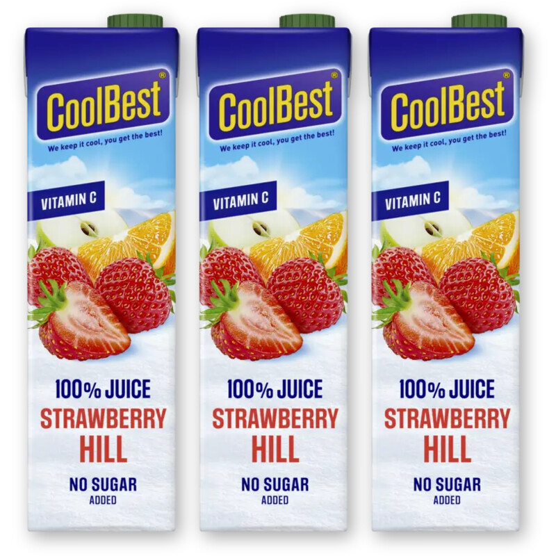CoolBest Strawberry hill 3-pack