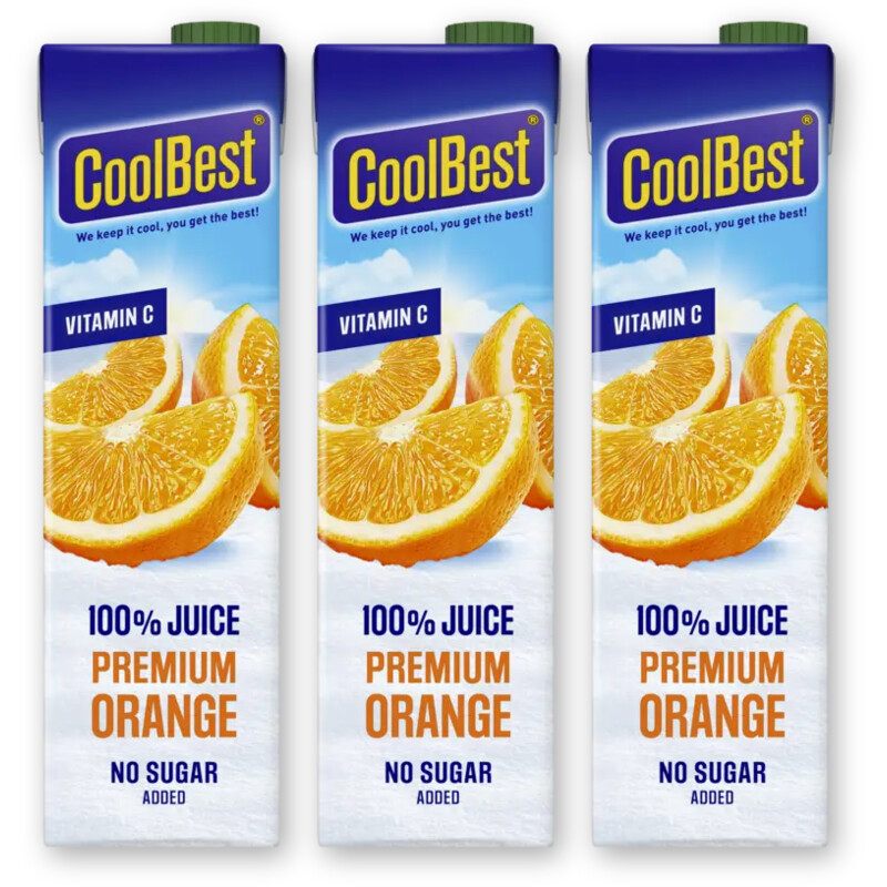 CoolBest Premium orange 3-pack