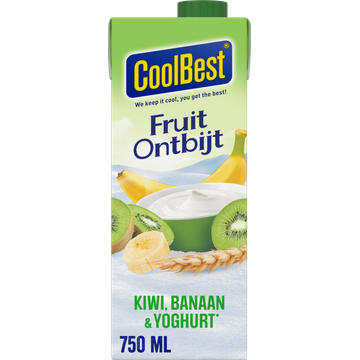 CoolBest Fruit ontbijt kiwi, banaan & yoghurt