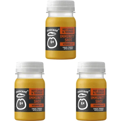 innocent Immunity shot ginger & turmeric 3-pack