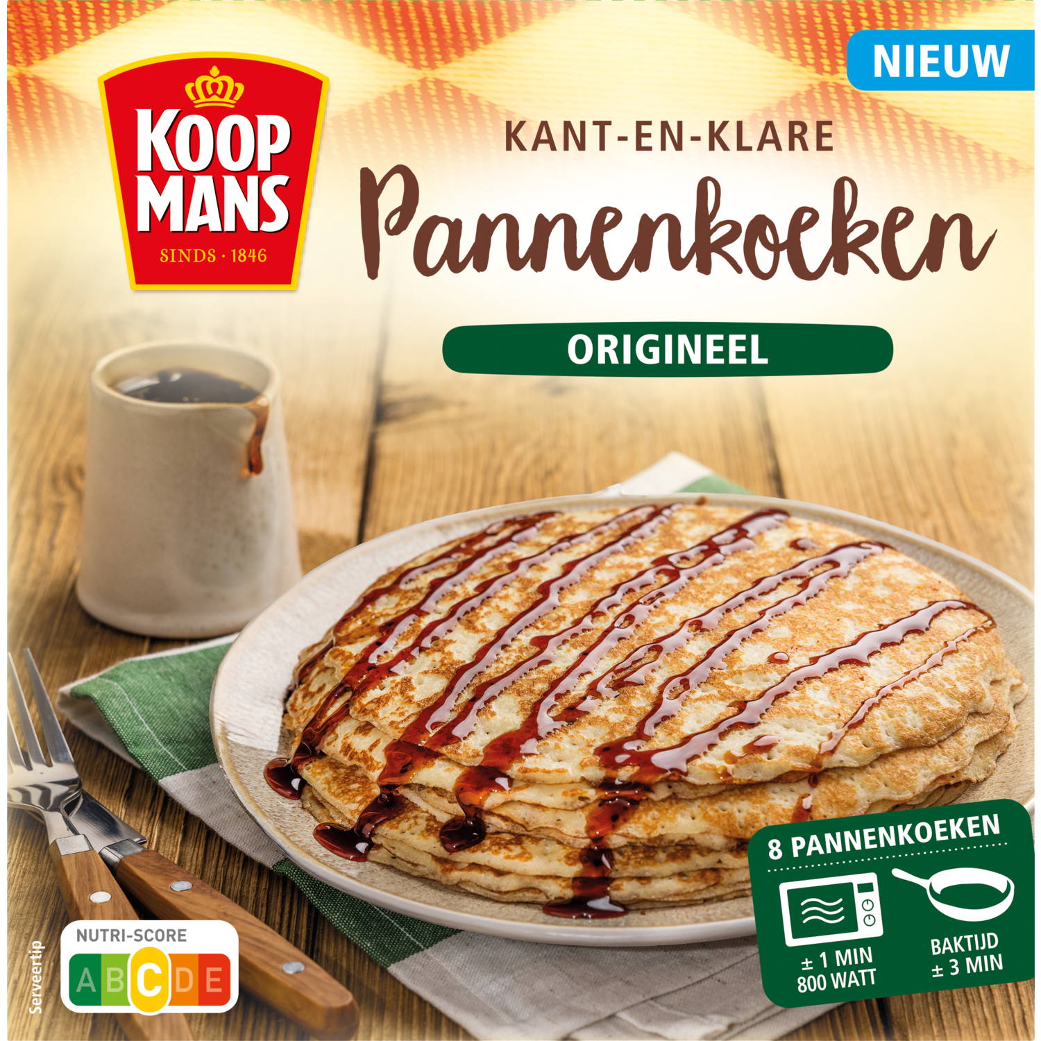 Koopmans Pannenkoeken volkoren kant-en-klaar