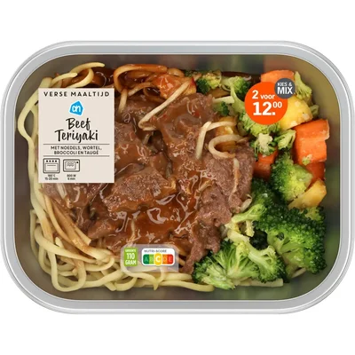 AH Verse maaltijd beef teriyaki