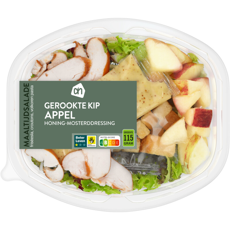 AH Maaltijdsalade gerookte kip appel