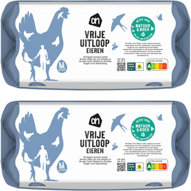 AH Vrije uitloop eieren M 2-pack