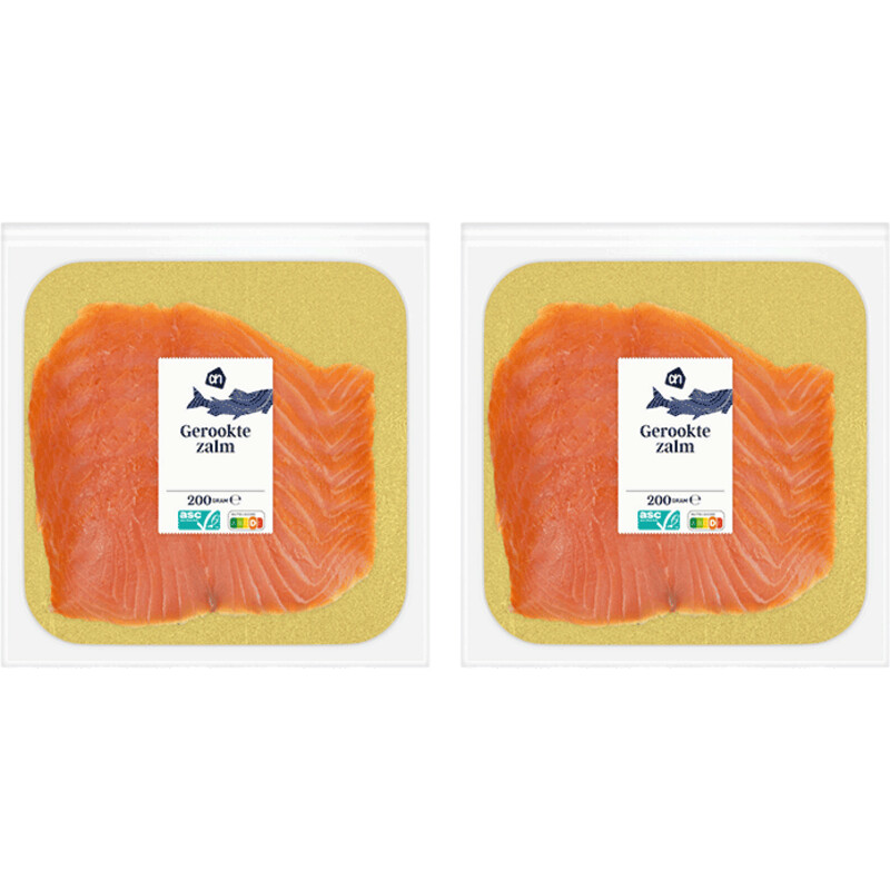 AH Gerookte zalm 2-pack