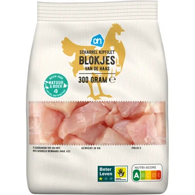 AH Scharrel kipfilet blokjes van de haas